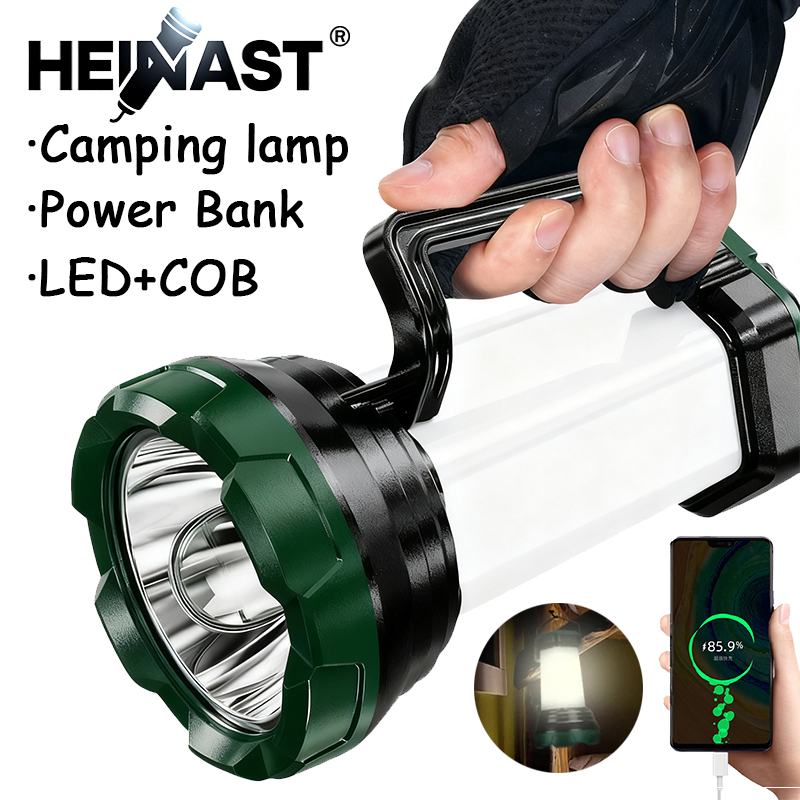 Renewable Energy Sources - Portable Powerful LED Flashlight With COB
