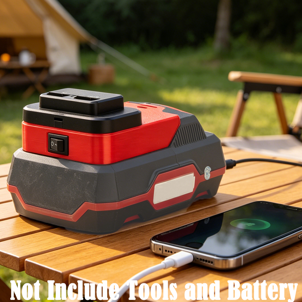 Agm Deep Cycle Battery - Power Bank Adapter for Lidl Parkside