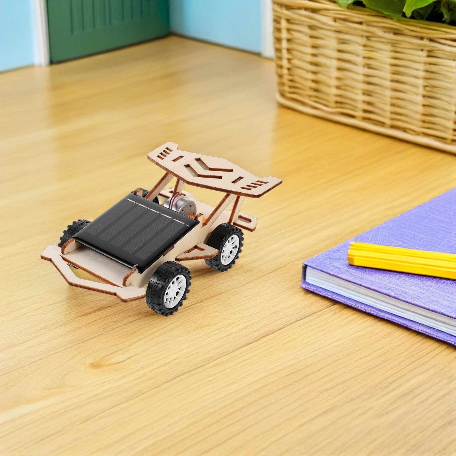 Renewable Energy For Kids - 3Set Solar Race Car Stem Kit