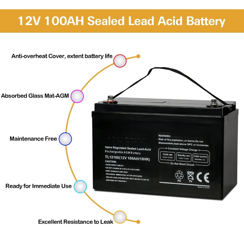 Deep Cycle AGM 12 Volt 100Ah B - Agm Deep Cycle Battery recensione e prezzo