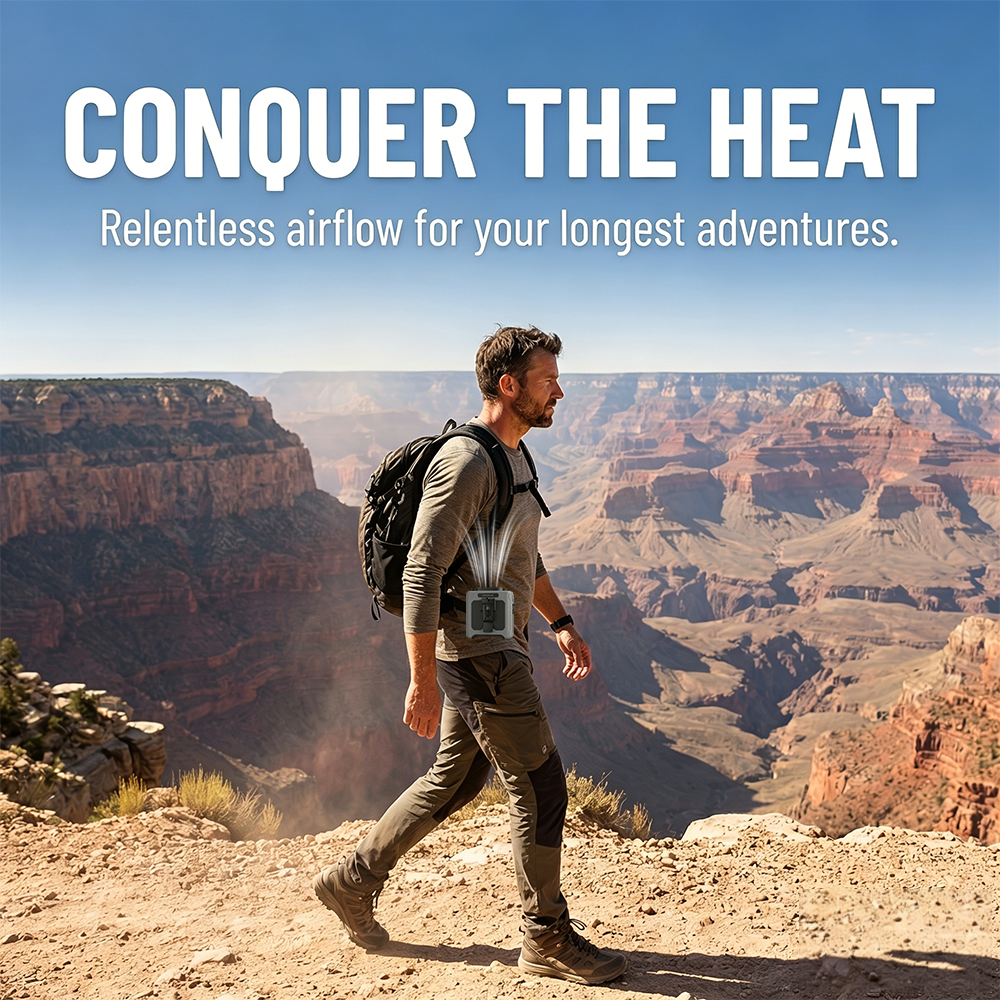 Portable Waist Fan Mini Hangin - Renewable Energy Sources recensione e prezzo
