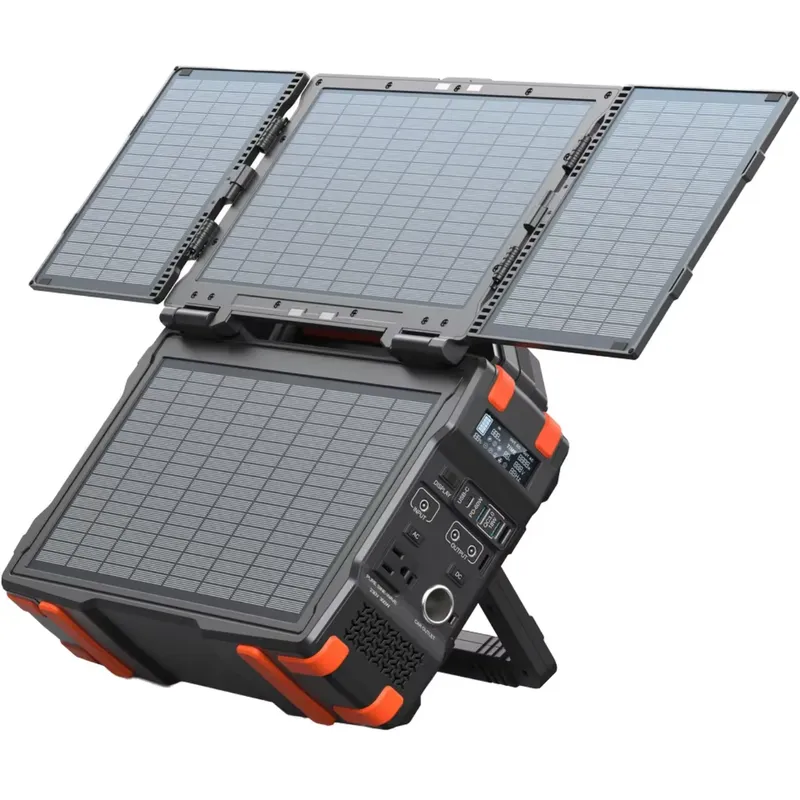 300W Portable Power Station wi - Folding Solar Panel recensione e prezzo