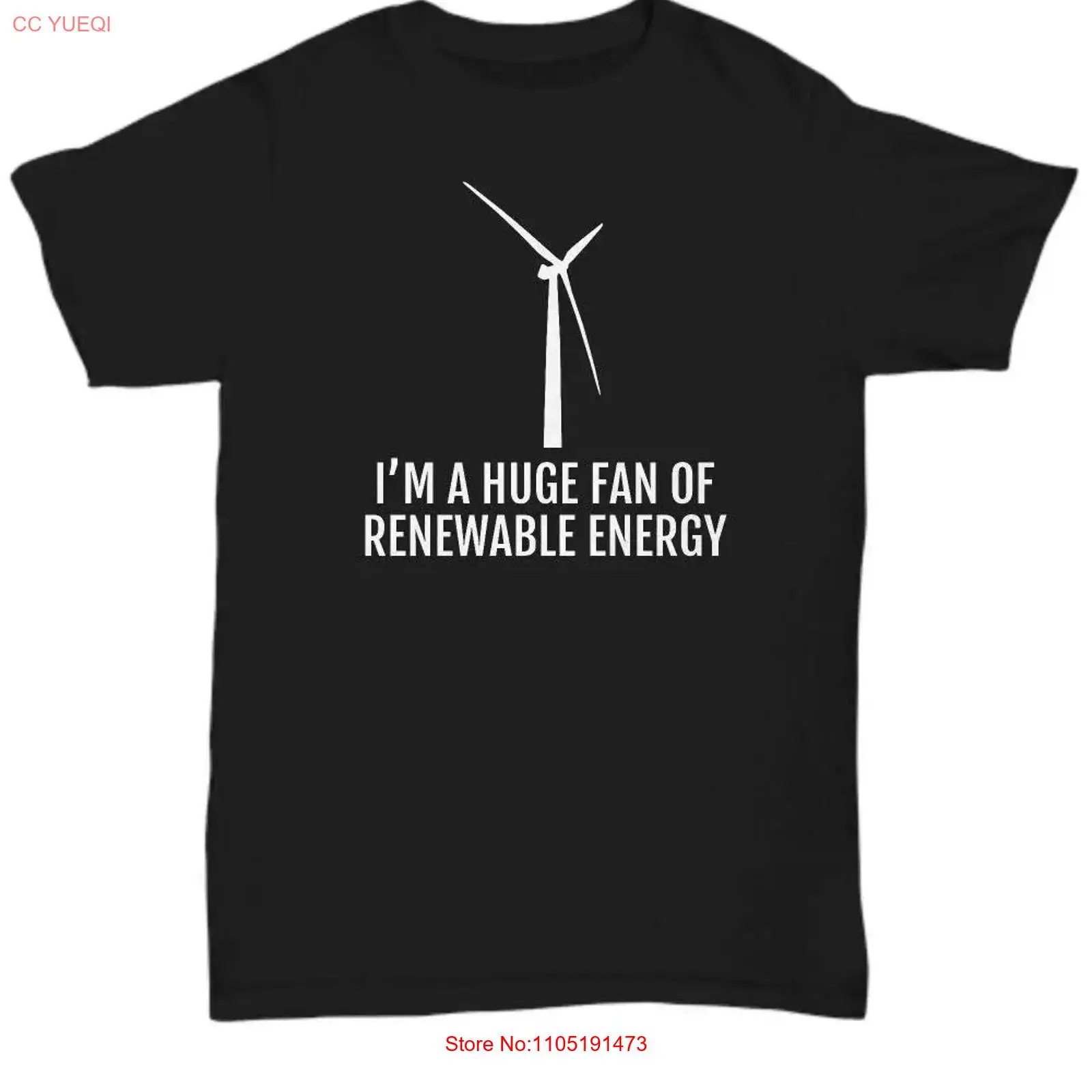 Wind Energy T Shirt Clean Clim - Renewable Energy Global recensione e prezzo