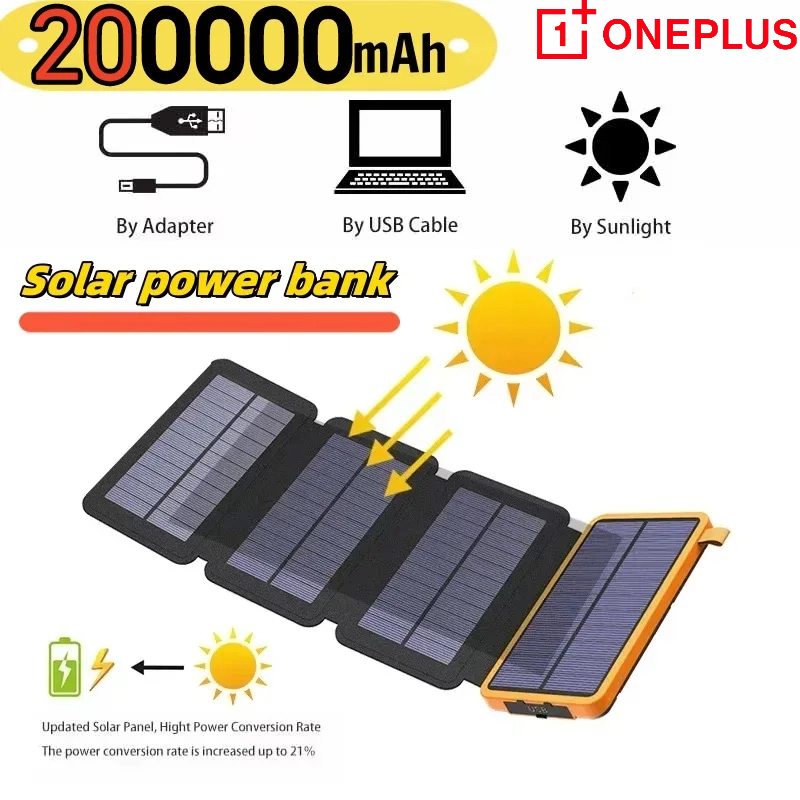 OnePlus 200000mAh Solar Powerb - Folding Solar Panel recensione e prezzo