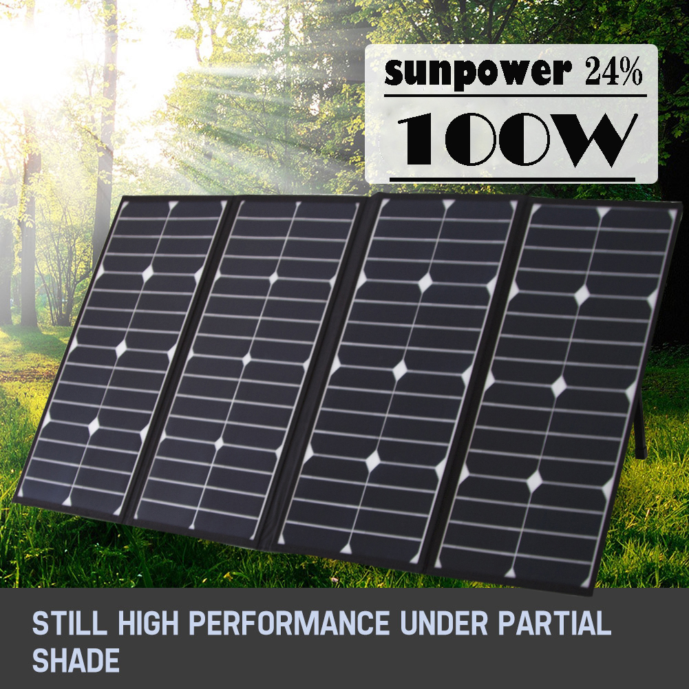 Portable 100 Watt Folding Sola - Folding Solar Panel recensione e prezzo
