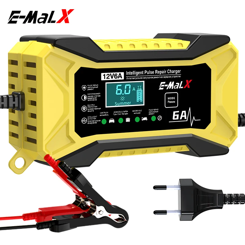 New 12V 6A  LiFePO4 14.6V Smar - Agm Deep Cycle Battery recensione e prezzo