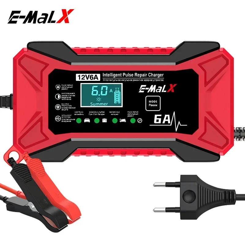 New 12V 6A  LiFePO4 14.6V Smar - Agm Deep Cycle Battery recensione e prezzo