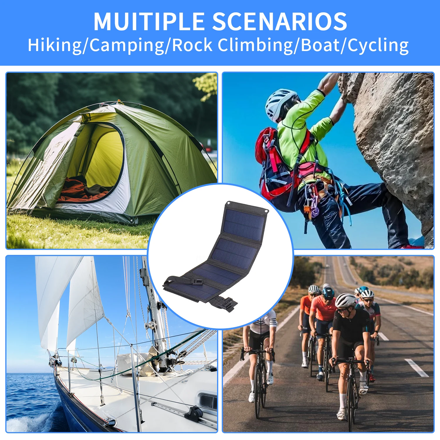 Foldable solar panel 20W 50W 6 - Folding Solar Panel recensione e prezzo