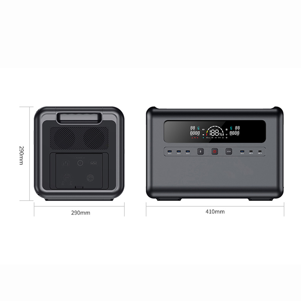 2400W Solar Power Generator, L - Portable Power Station recensione e prezzo
