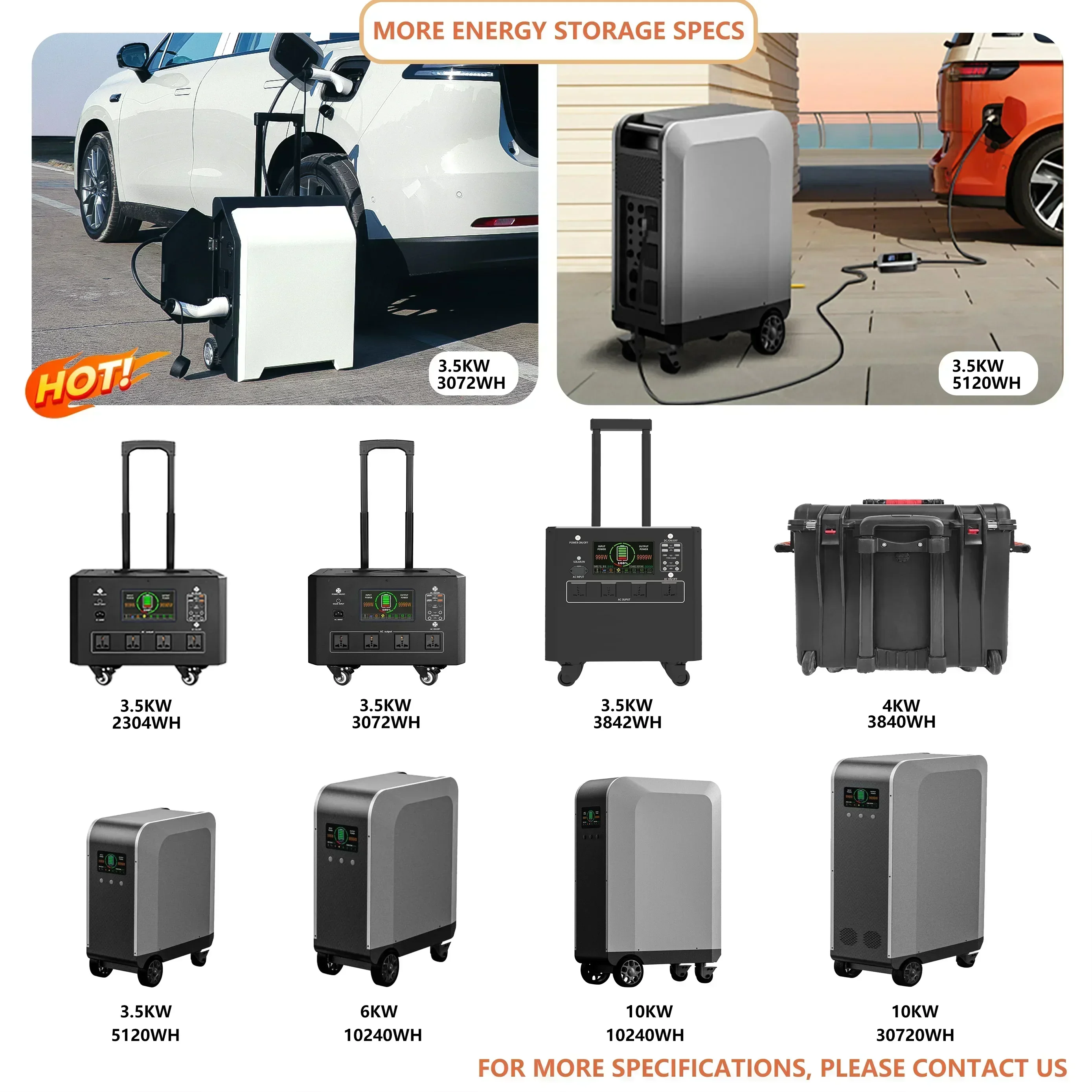 2025New 3.5kW 6kw 10kw Portabl - Portable Power Station recensione e prezzo