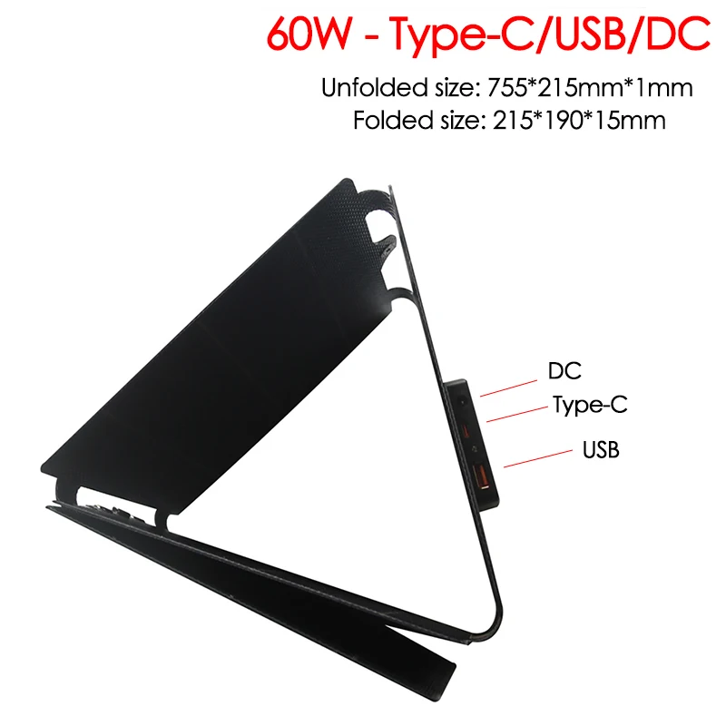 30W 60W Foldable Solar Panel B - Folding Solar Panel recensione e prezzo