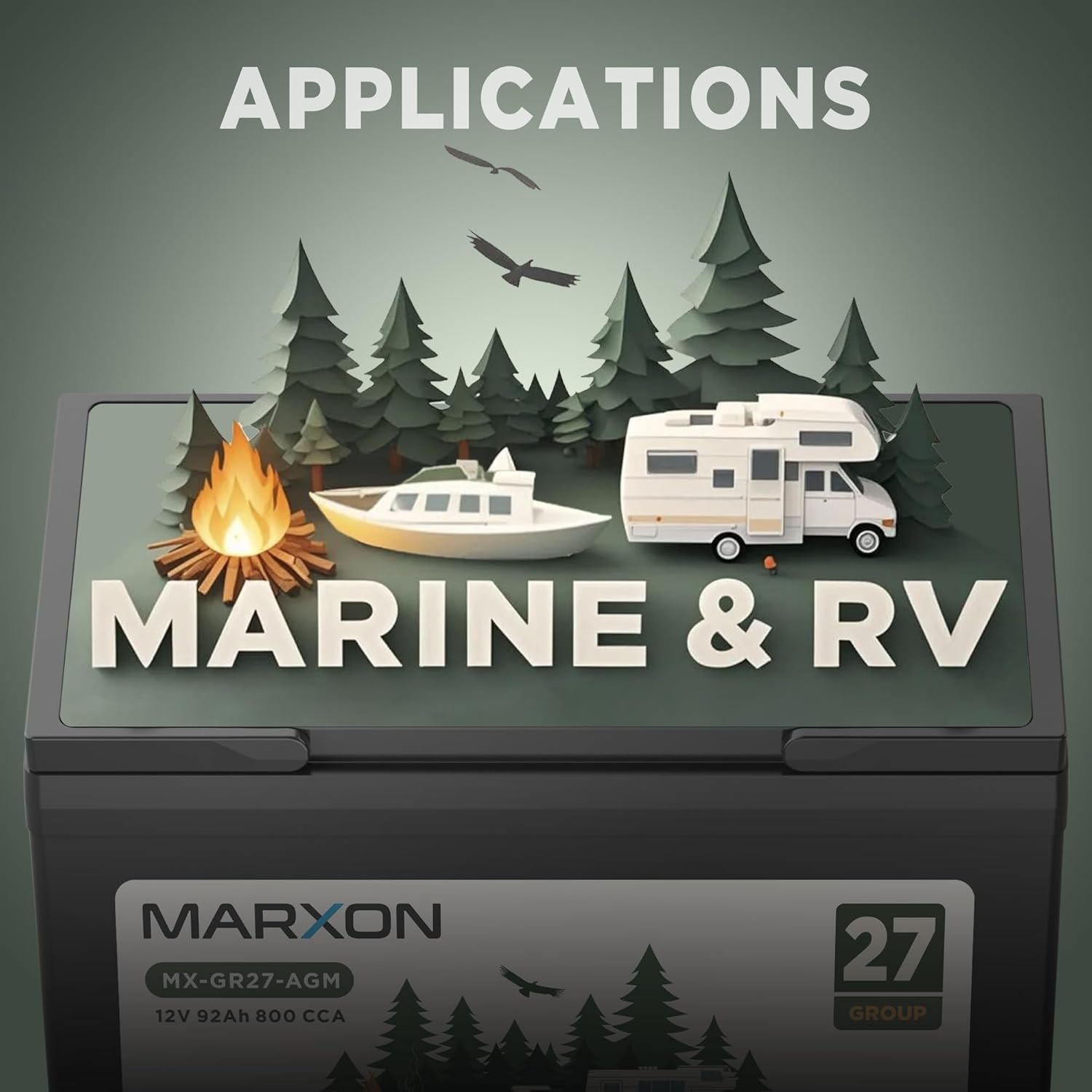 92Ah 800CCA AGM Marine Dual Pu - Agm Deep Cycle Battery recensione e prezzo