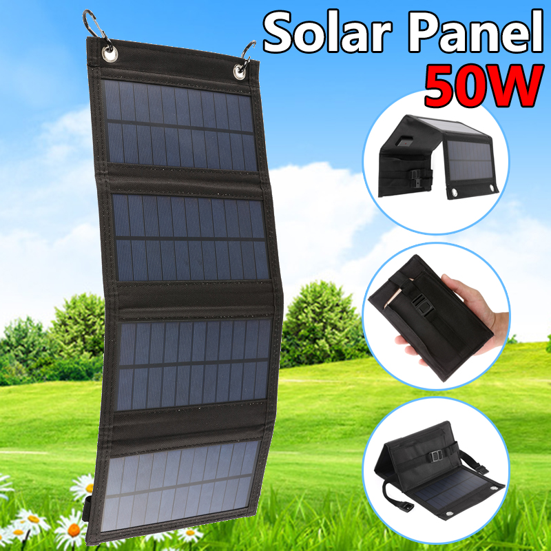 50W Portable Solar Panel Foldi - Folding Solar Panel recensione e prezzo