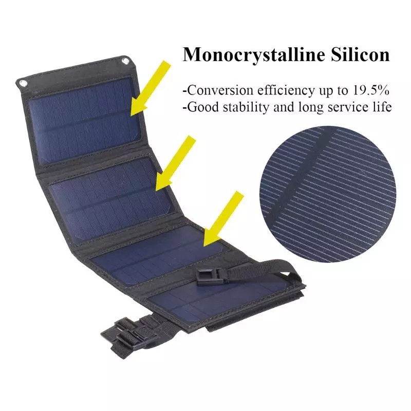 50W Portable Solar Panel Foldi - Folding Solar Panel recensione e prezzo