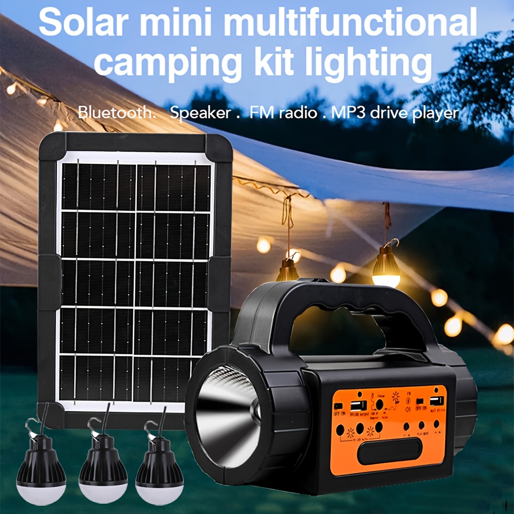 Solar Rechargeable Camping Lig - Portable Power Station recensione e prezzo