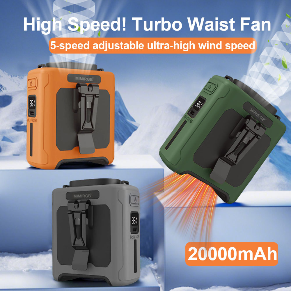 Waist Clip Fan Portable Hangin - Renewable Energy Sources recensione e prezzo