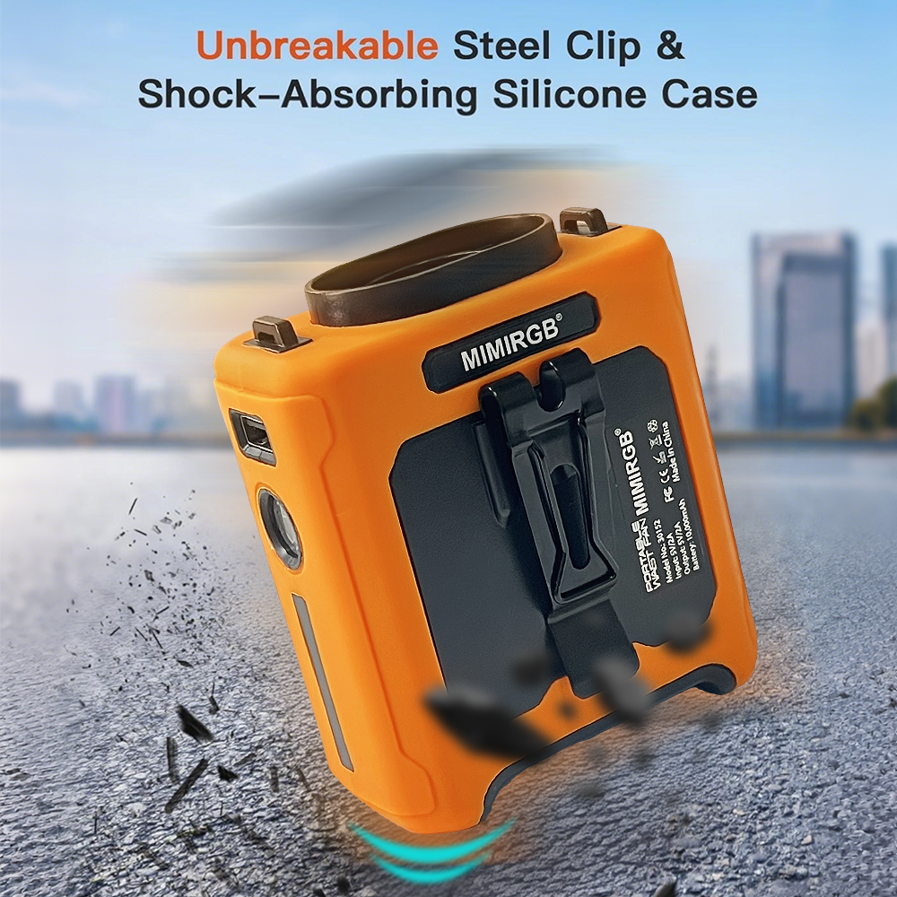 Waist Clip Fan Portable Hangin - Renewable Energy Sources recensione e prezzo