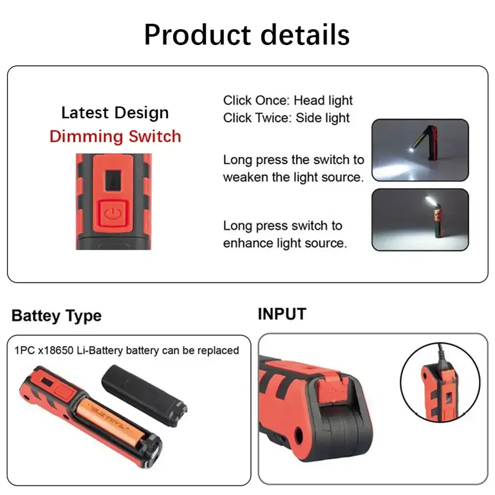 Dimmable COB LED Work Light US - Renewable Energy Sources recensione e prezzo