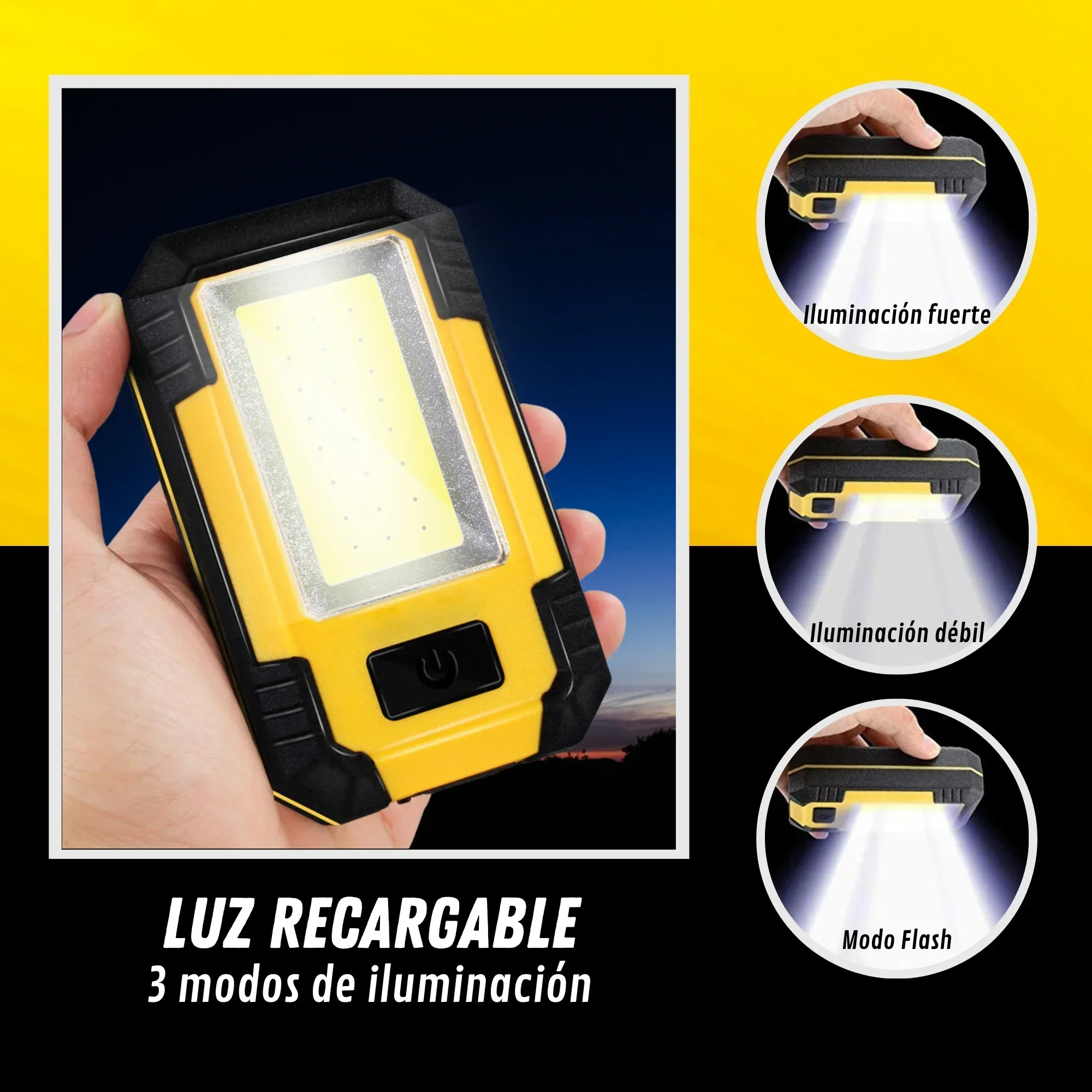 4000MaH Rechargeable Work Ligh - Renewable Energy Sources recensione e prezzo