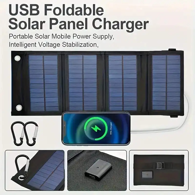 Portable USB Foldable Solar Pa - Folding Solar Panel recensione e prezzo