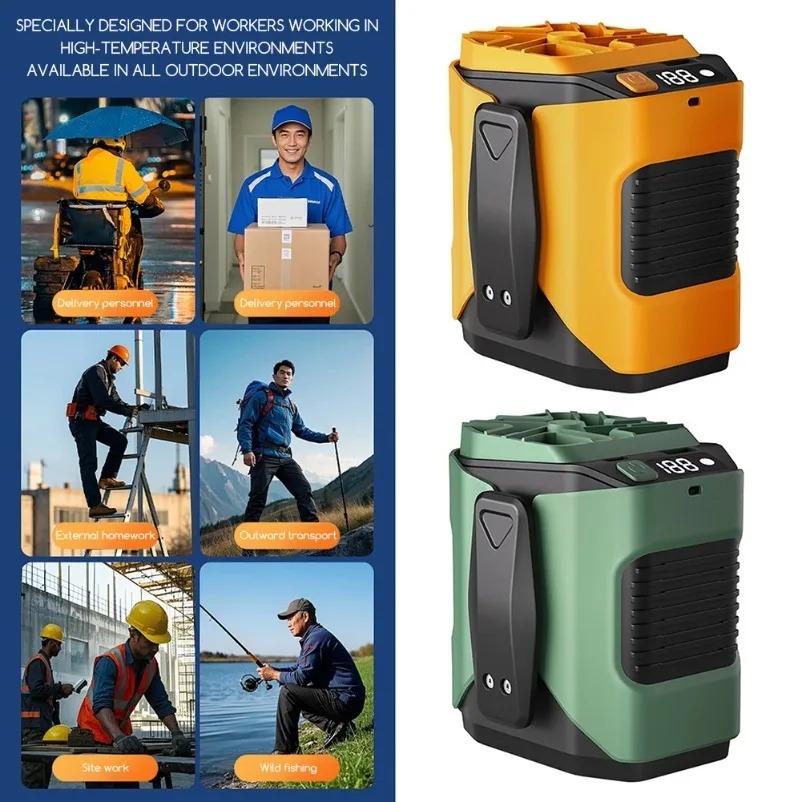 Rechargeable Waist Fan Portabl - Renewable Energy Sources recensione e prezzo