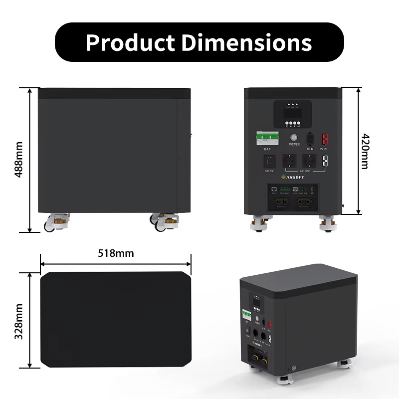 6.6kWh Portable Home Energy St - Portable Power Station recensione e prezzo